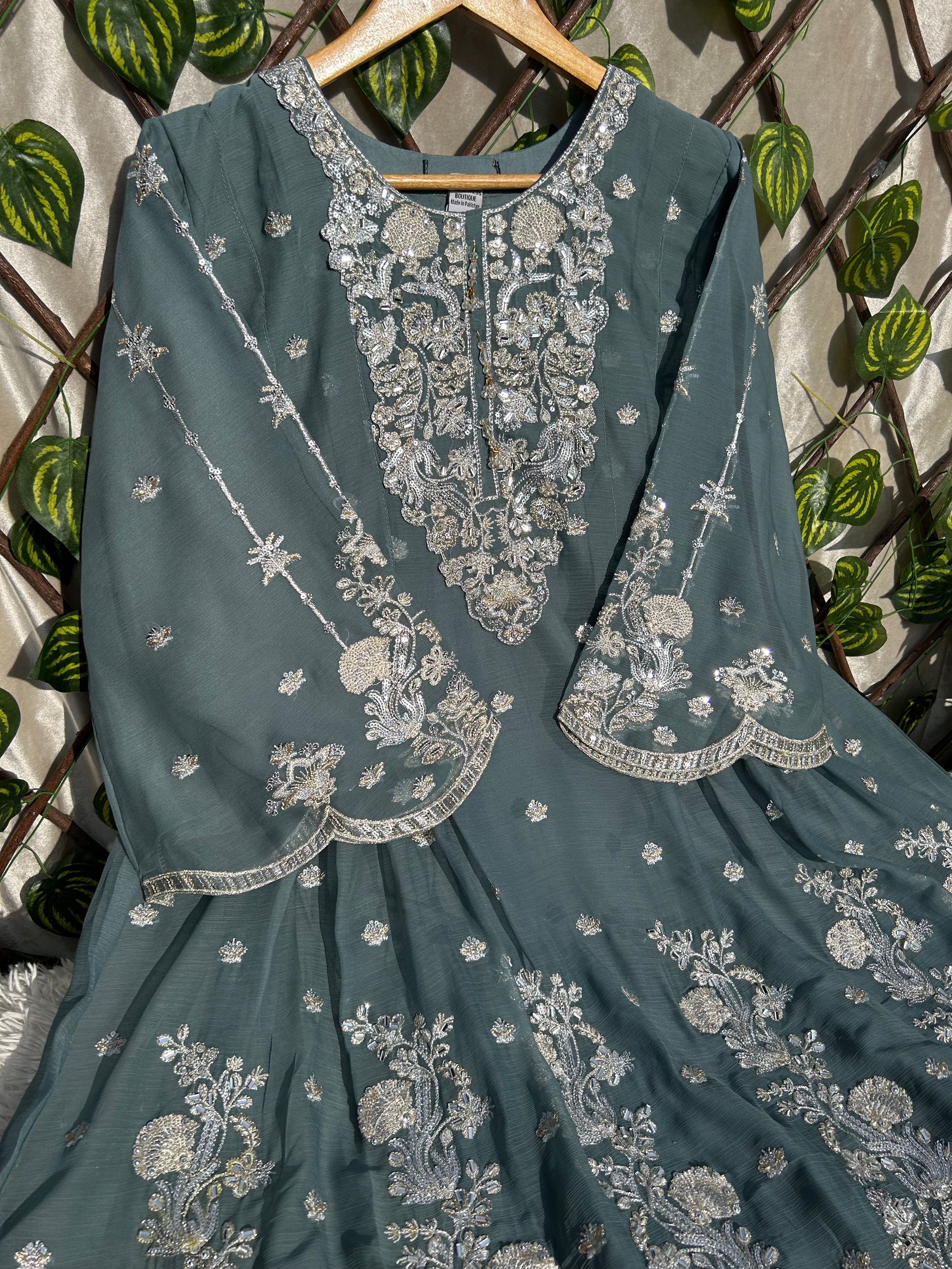 MZ 12 (Party & Wedding Wear) Chiffon