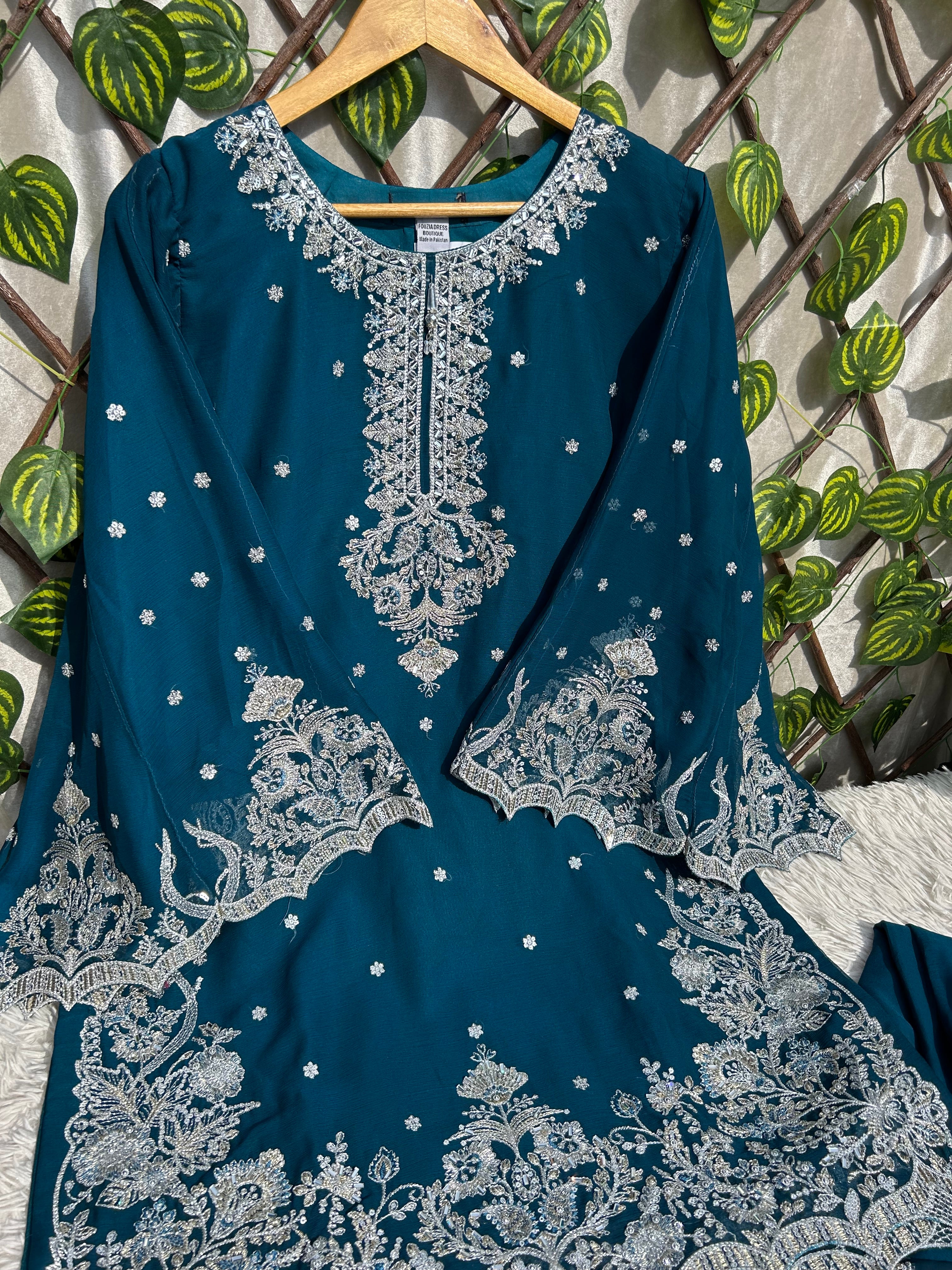 MZ 02 (Party & Wedding Wear) Chiffon