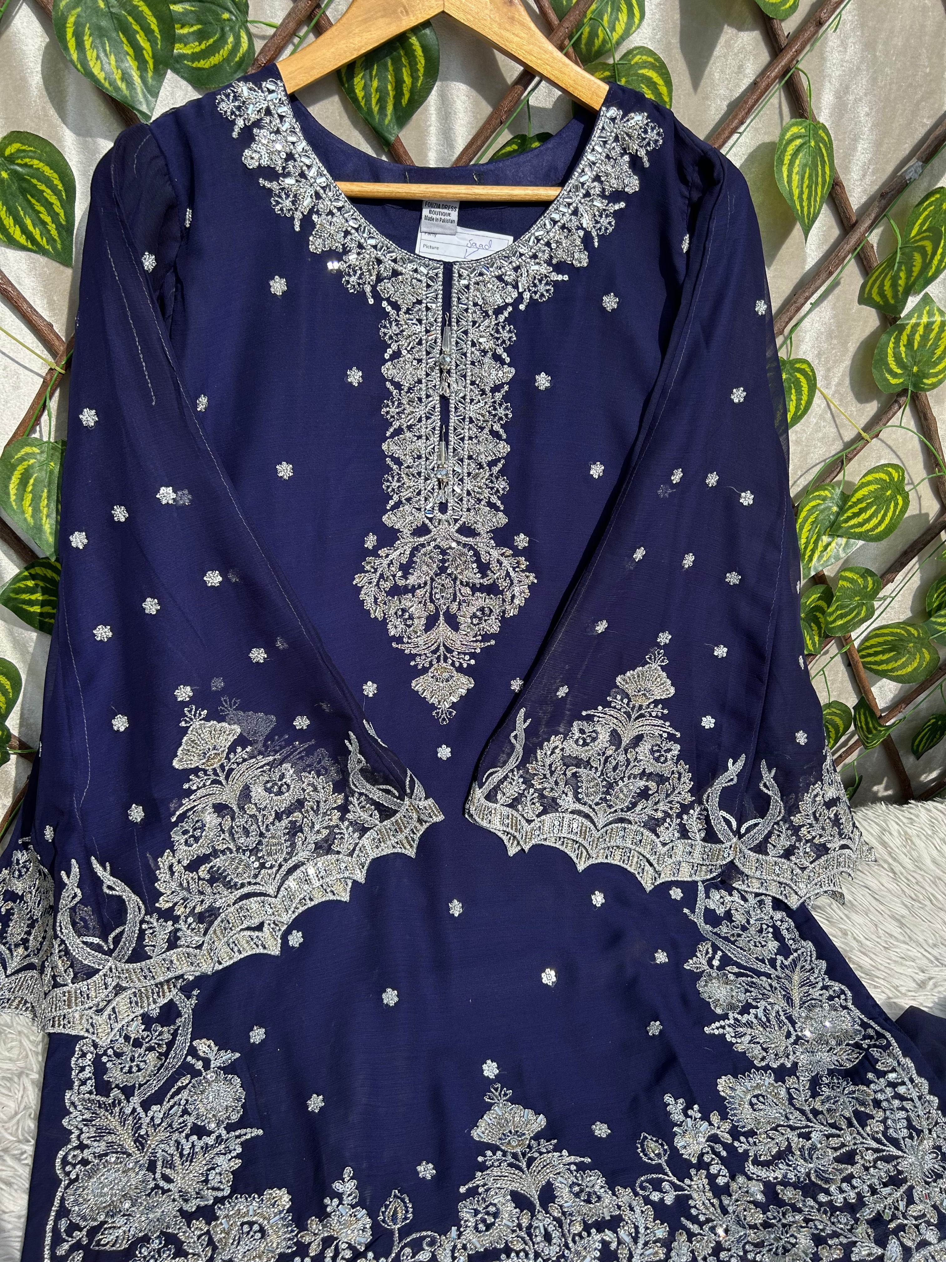 MZ 14 (Party & Wedding Wear) Chiffon