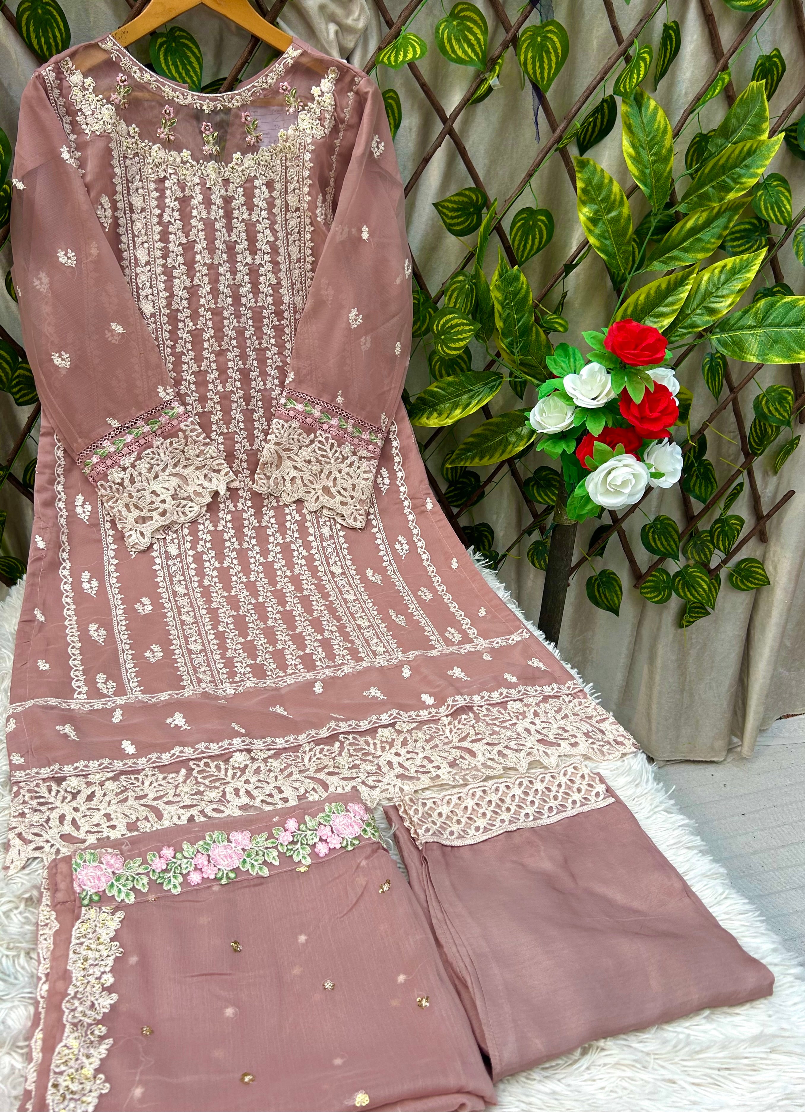 MZ 15 (Party & Wedding Wear) Chiffon