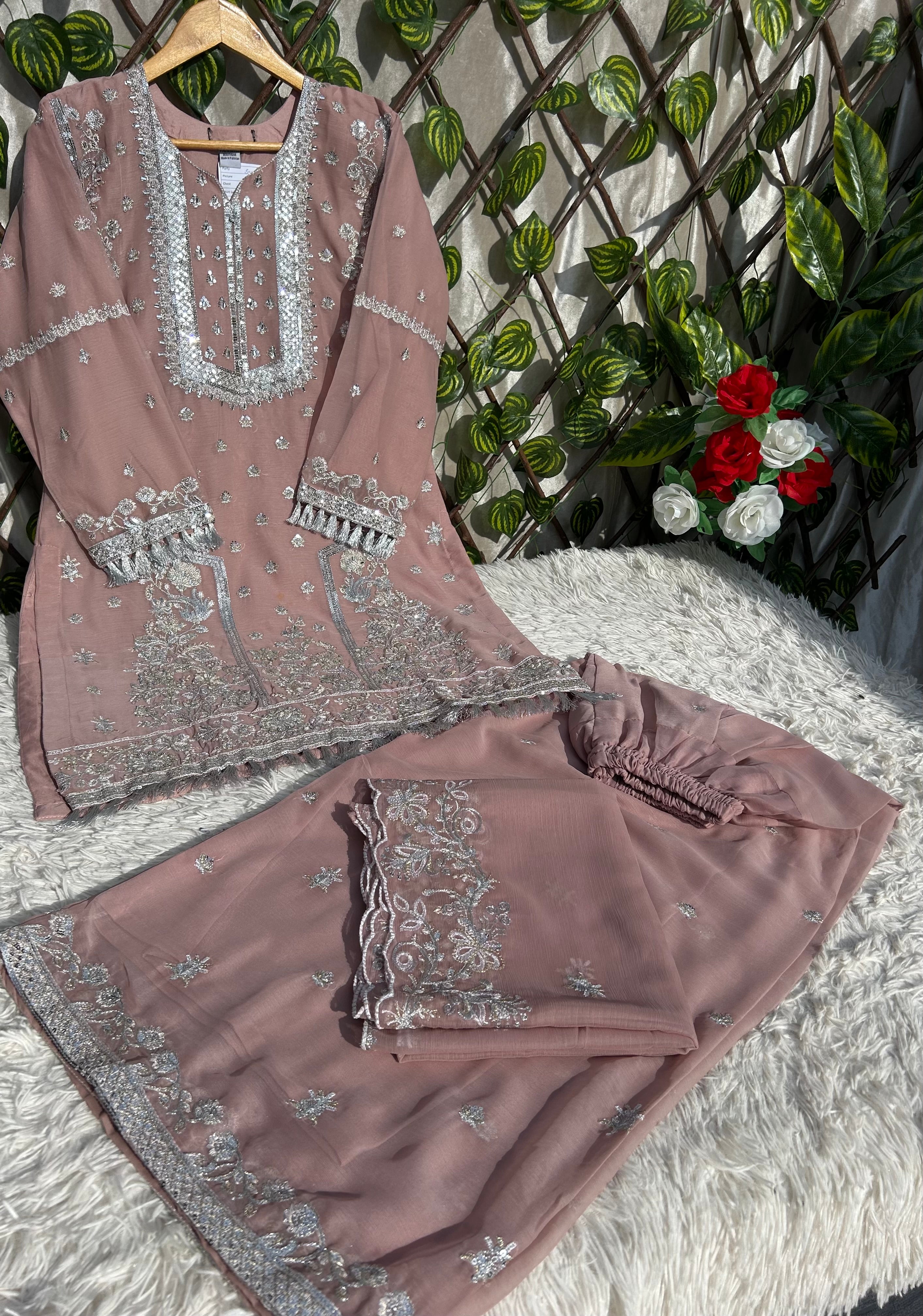 MZ 11 (Party & Wedding Wear) Chiffon