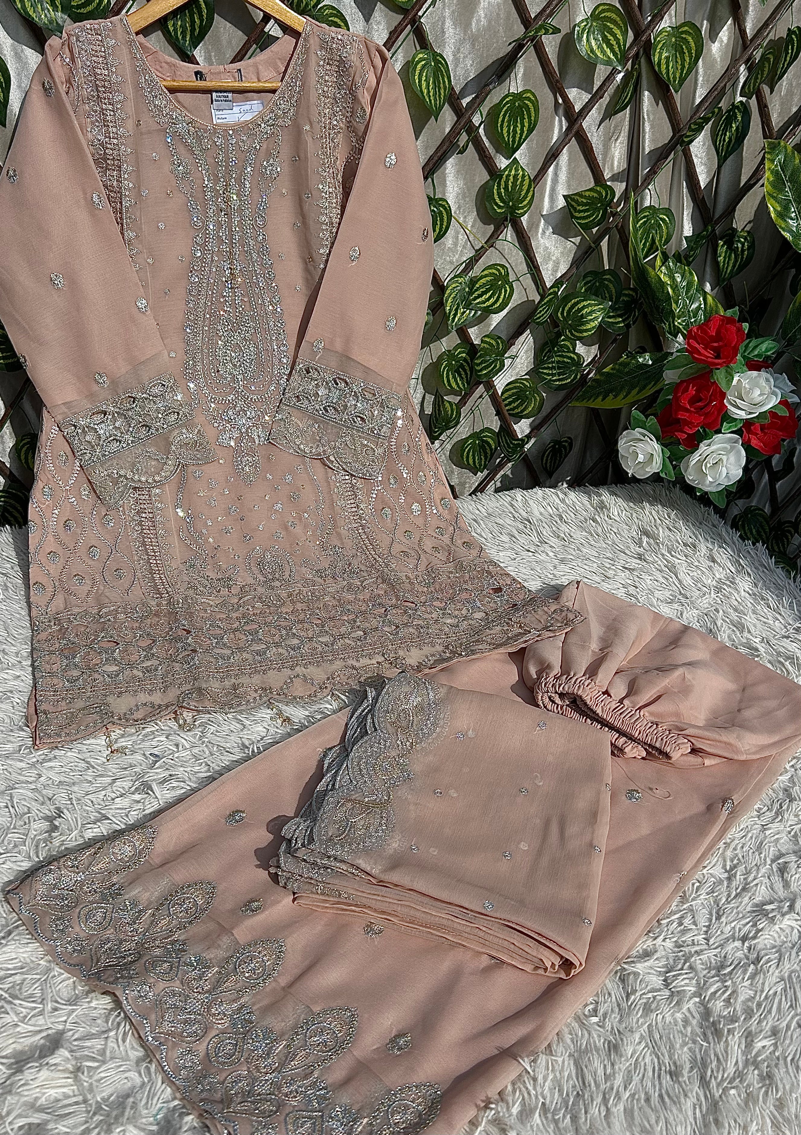 MZ 08 (Party & Wedding Wear) Chiffon