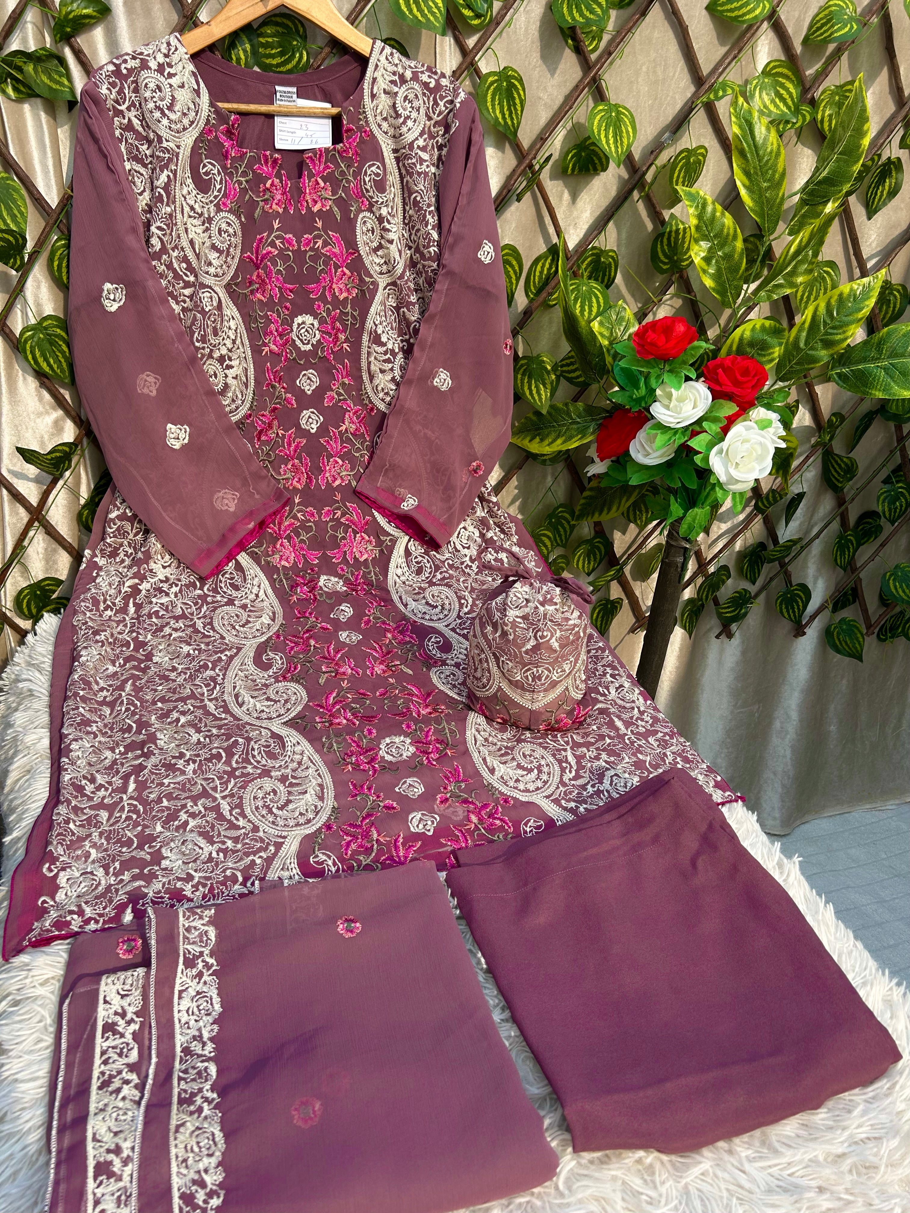 SO 02 (Party & Daily wear) Chiffon
