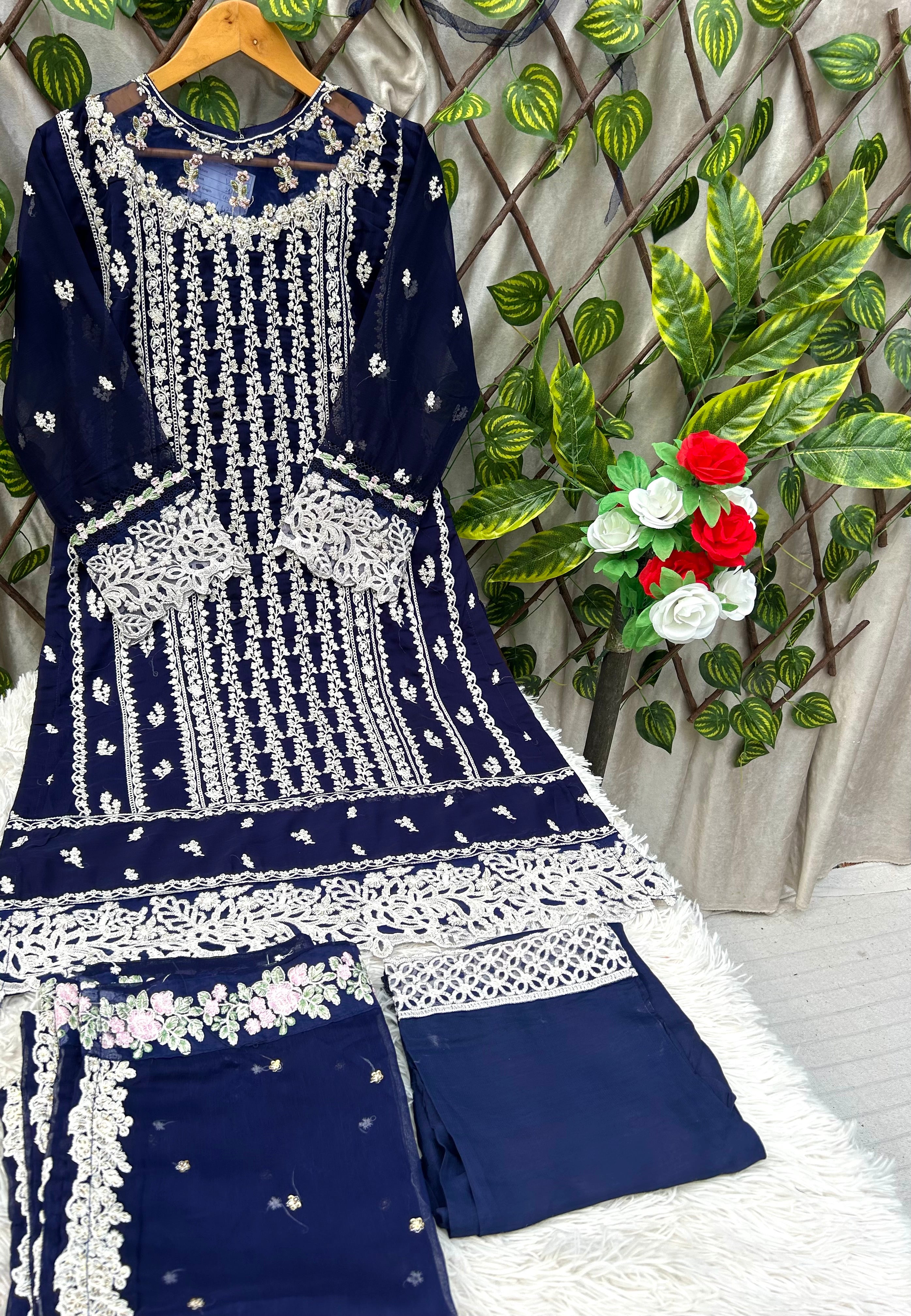 MZ 01 (Party & Wedding Wear) Chiffon