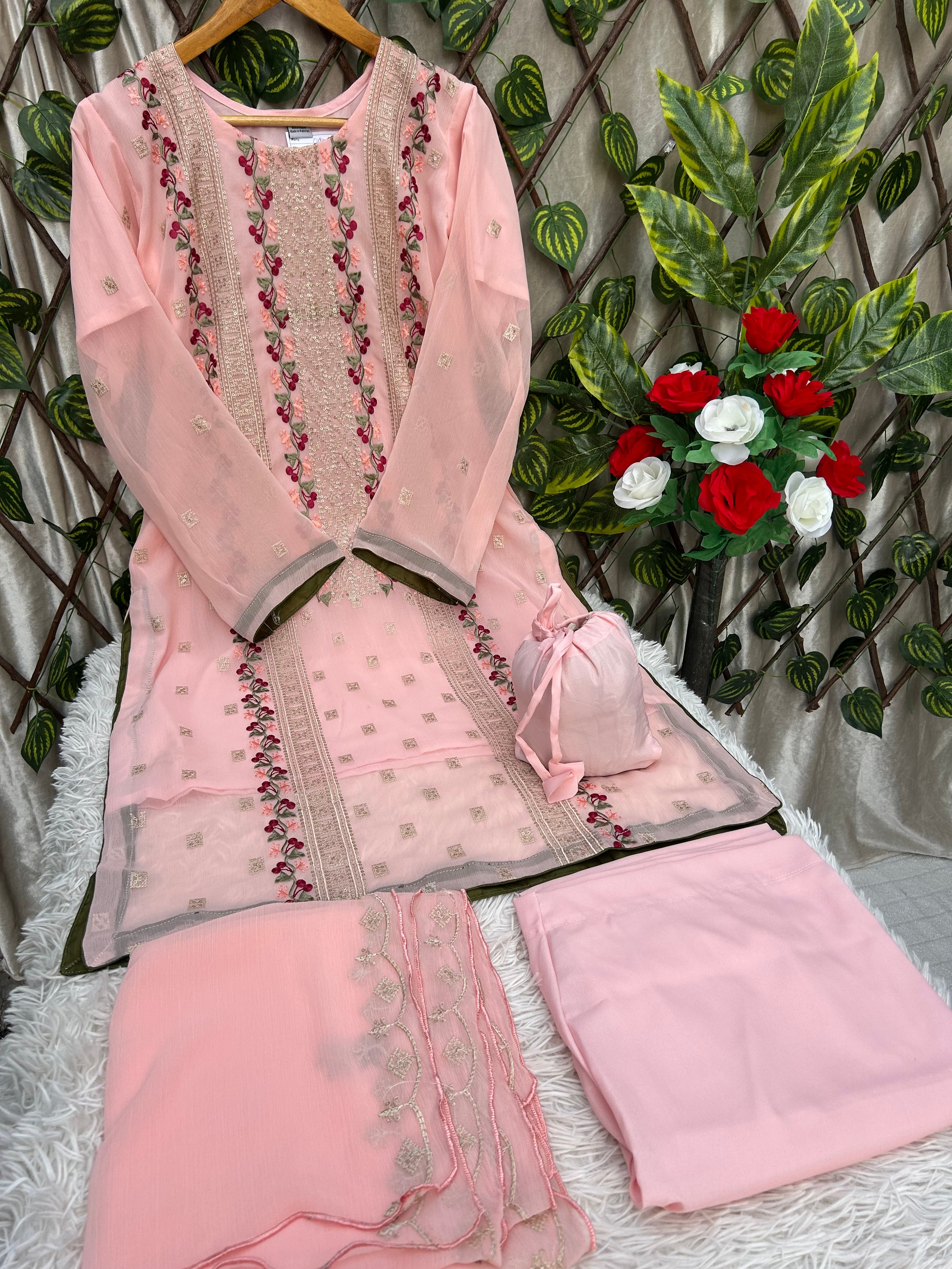 SO 21 (Party & Daily wear) Chiffon